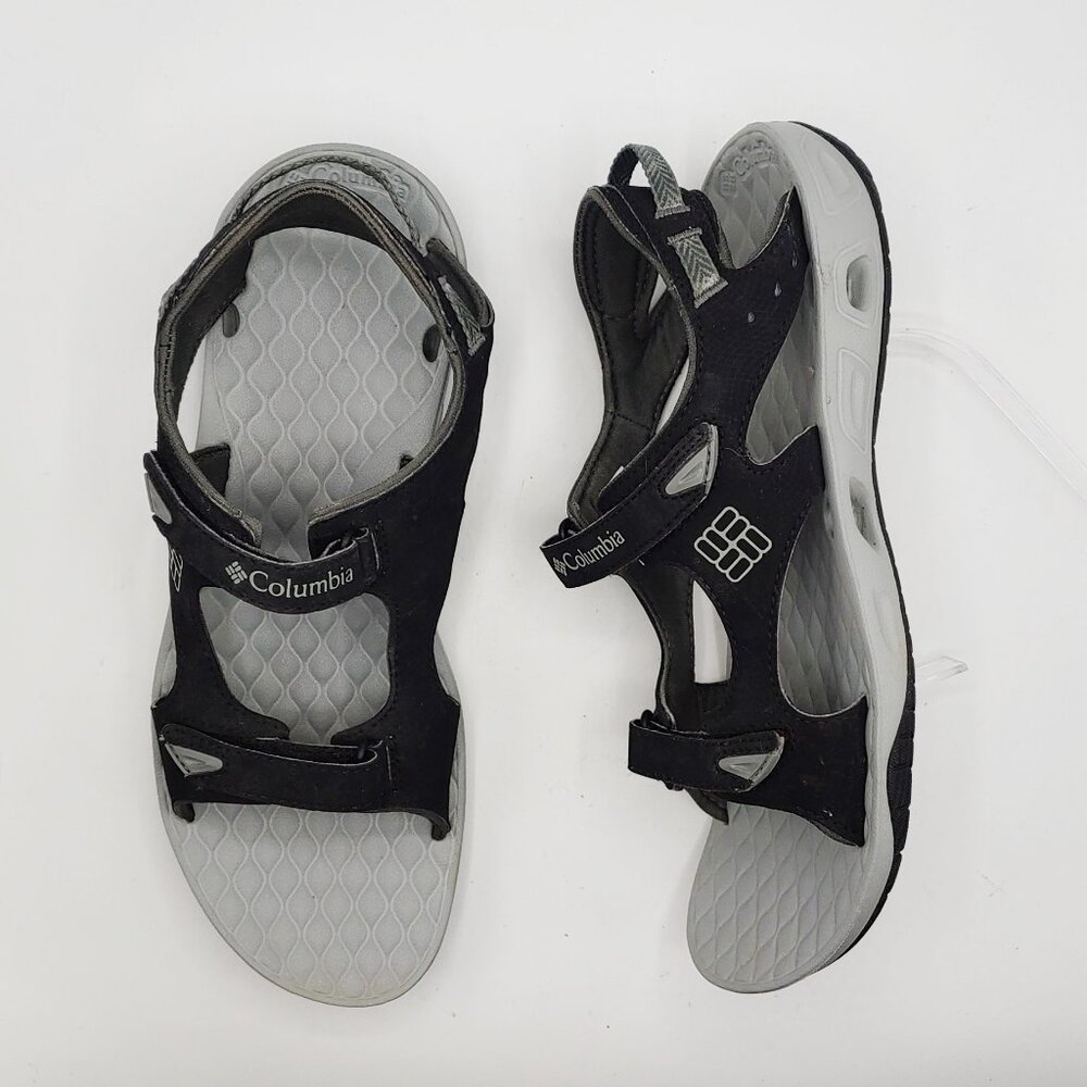 Columbia womens 9 Suntech Vent Black Gray BL4481-010 Outdoor Sandals